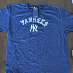 Fanatics Navy Yankees Tee 2XL